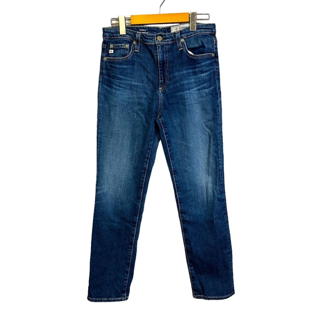 ADRIANO GOLDSCHMIED AG | Women’s High Rise Straight Crop Dark Wash Jeans Size 27